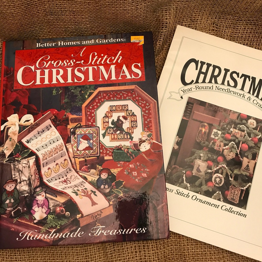 Cross Stitch Christmas Book: Ornament Patterns, Needlework‎ Crafts